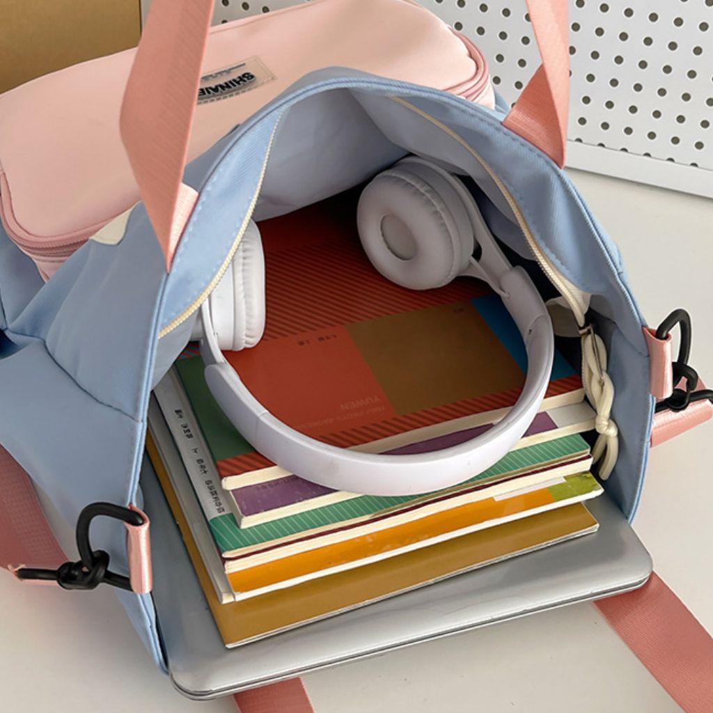 Sac Cabas Chat 2en1 – حقيبة يد قماشية بتصميم قطة